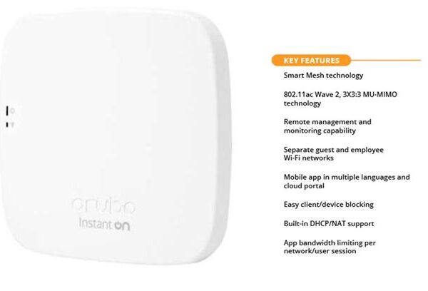 HPE AP ARUBA INSTANT ON AP-12 3X3:3 MU-MIMO