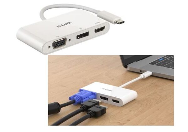 D-Link USB-C Hub 3 u 1 DUB-V310
