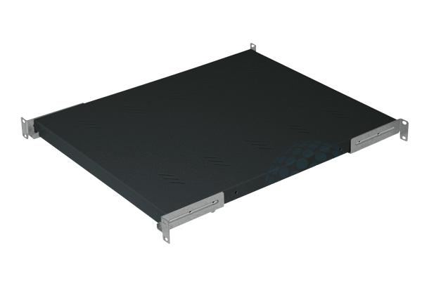 Triton polica 19" 1U/450mm, crna, RAB-UP-450-A4