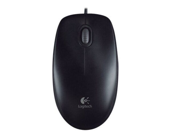 Miš žični Logitech B100 optical USB, crni