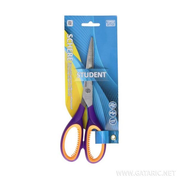TTO Makaze 21cm SoftGrip Cr/Pl