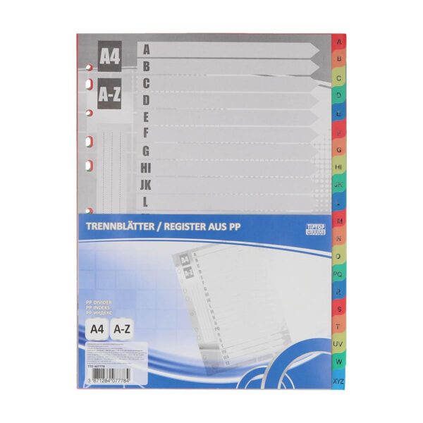 TTO Index PP A-Z Boja