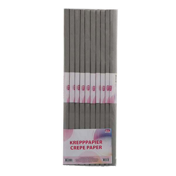 TTS Krep papir 200x50cm Siva