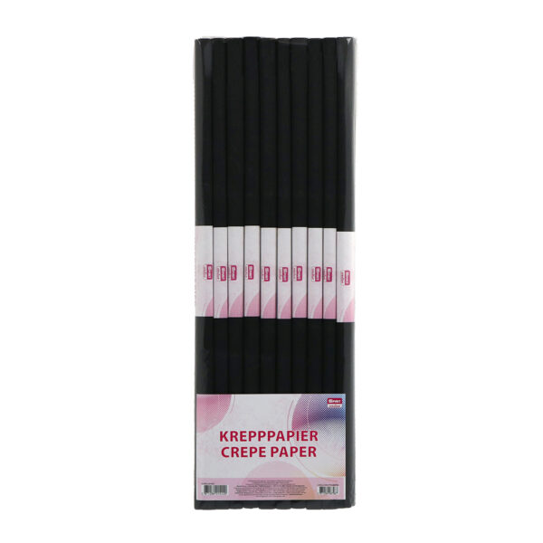 TTS Krep papir 200x50cm Crna