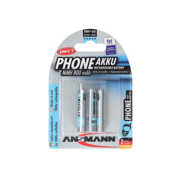 AN Bat HR03 800mAh 3/1 Dect