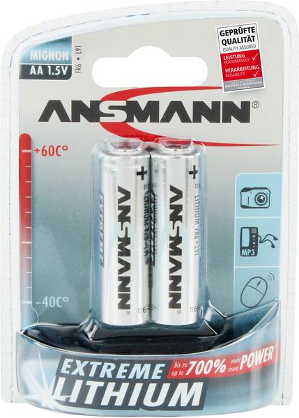 Ansman Baterija LR06 1.5V 2/1 Lithium