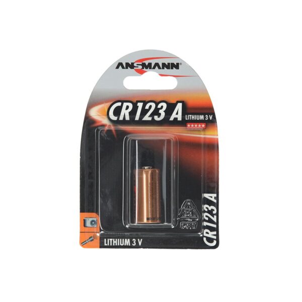 AN Bat CR123A 3V 1/1 Lithium