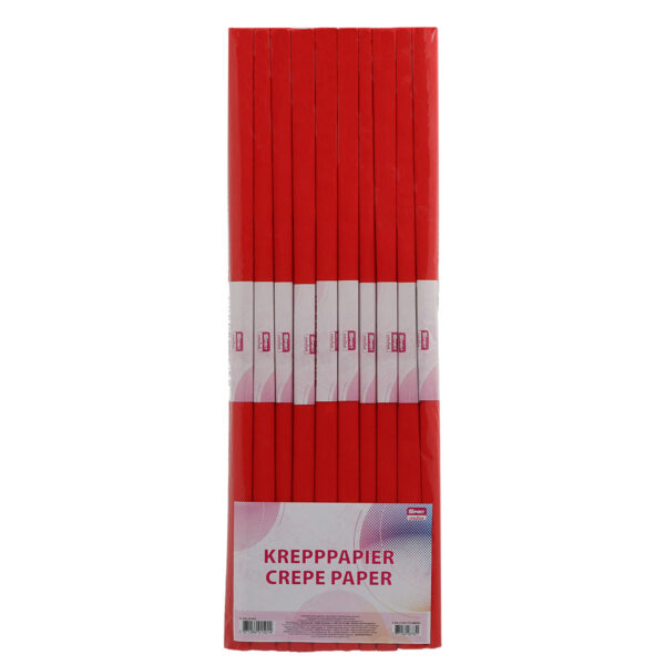 TTS Krep papir 200x50cm Crvena