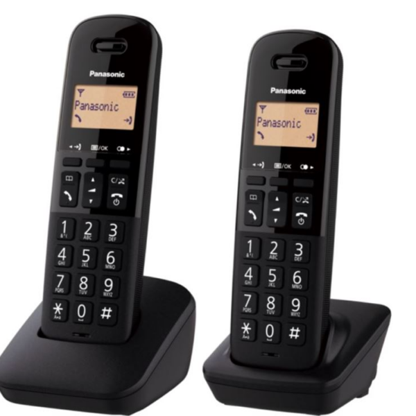PANASONIC telefon bežični KX-TGB612FXB crni, TWIN