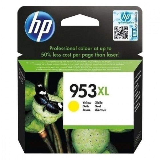 HP Tinta F6U18AE Yellow 953XL