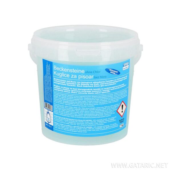 TTC Kuglice za pisoar 1kg Plave