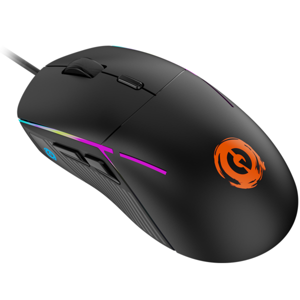 CANYON Shadder GM-321, Optical gaming mouse, Instant 725F, ABS material, huanuo 5 million cycle switch, 1.65M braided cable with magnet ring, weight: 100g, Size: 126*63.4*39.7mm, Black