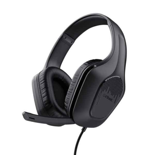 Trust GXT 415 Zirox slušalice žičane crne gaming slušalice, 200 cm kabl, 3.5 mm, over-ear, mikrofon