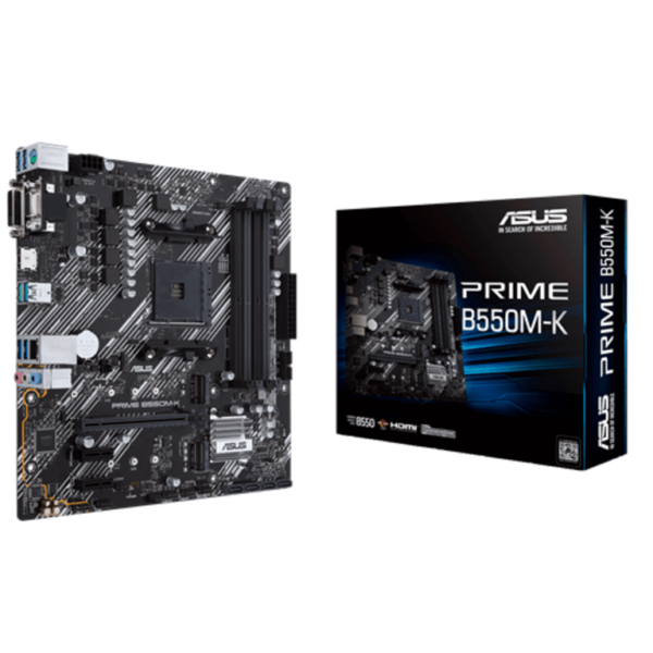 ASUS MB PRIME B550M-KAMD B550;AM4;4xDDR4VGA,DVI,HDMI;RAID;micro ATX