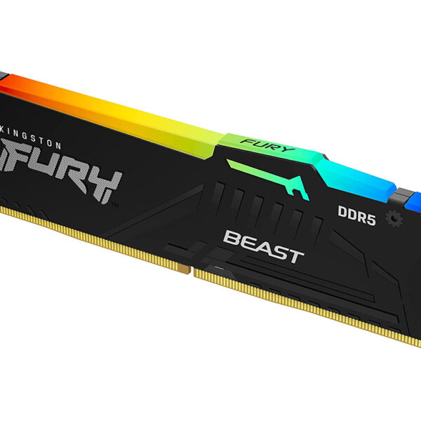Kingston 16GB 5200MHz DDR5 RGBFury Beast RGB, CL36, EXPO