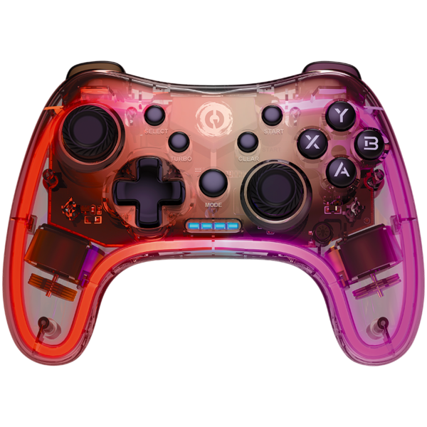 CANYON GPW-04, 2.4G Wireless Controller with  built-in 800mah battery, 2M Type-C charging cable ,Wireless Gamepad for Android / PC / PS3 /PS4 /XBOX360/ Nitendo Switch（RGB Lighting), 151*110*42mm, 208g