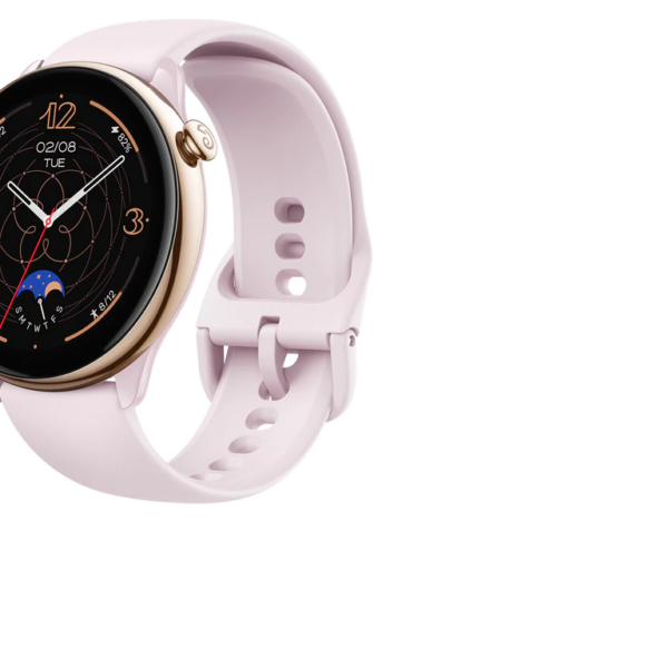 Amazfit GTR mini pink 1.28" AMOLED; curved glass; 14 day battery; 5 ATM; Sp02